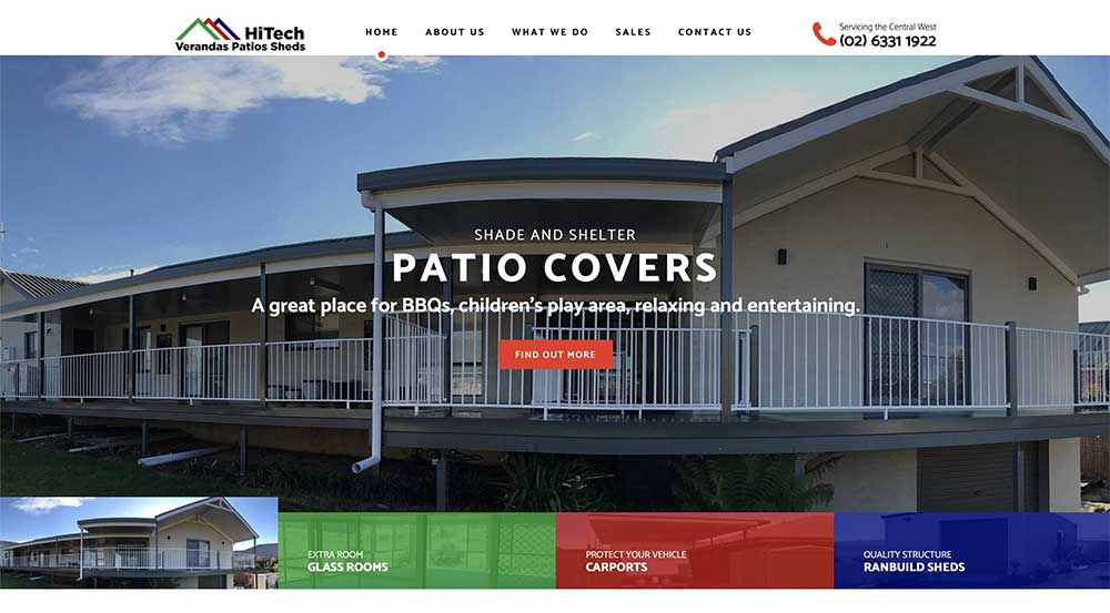 construction website design