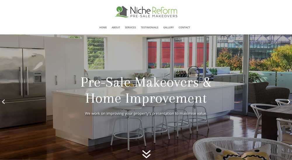 construction website design